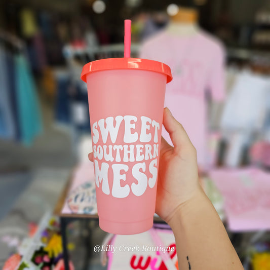 Sweet Southern Mess Color Changing Cup