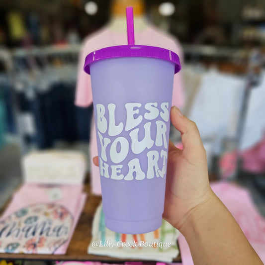 Bless Your Heart Color Changing Cup