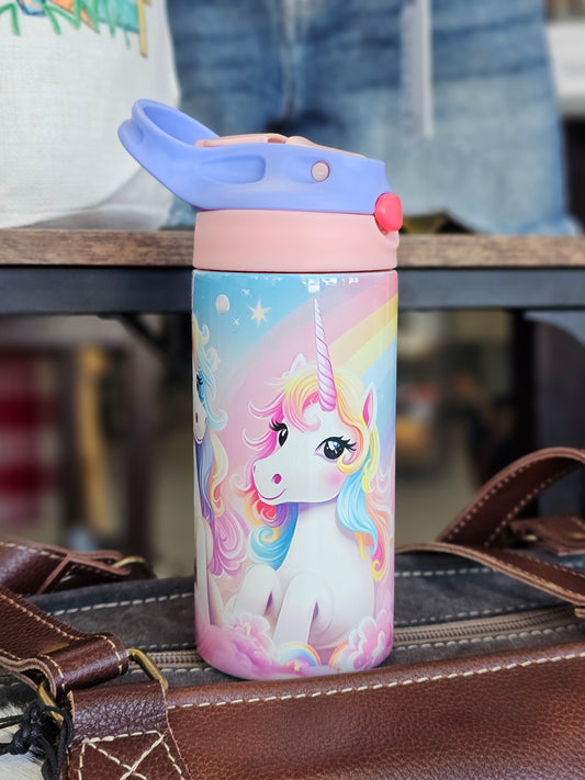 Unicorn 12oz Kids Water Bottle Tumbler