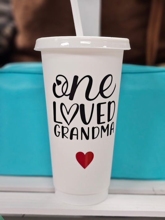 One Loved Grandma Cold Cup Tumbler