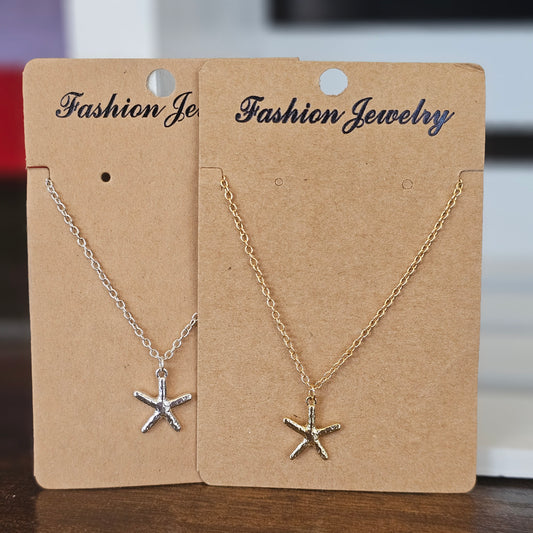 Dainty Starfish Necklace