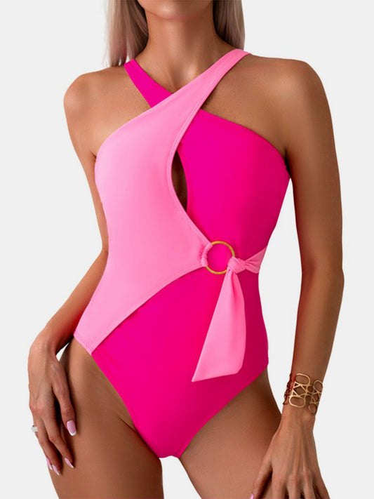 Beach Babe Bright Pink Swimsuit