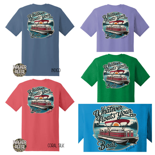 Whatever Floats Your Pontoon Boat Tee