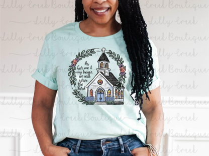 We Will Serve the Lord Tee