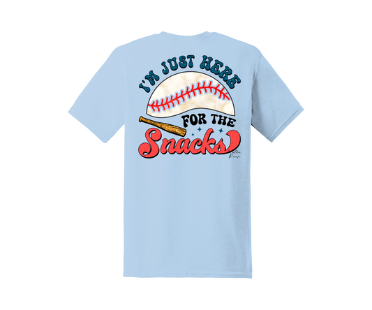 Just Here for the Snacks Tee