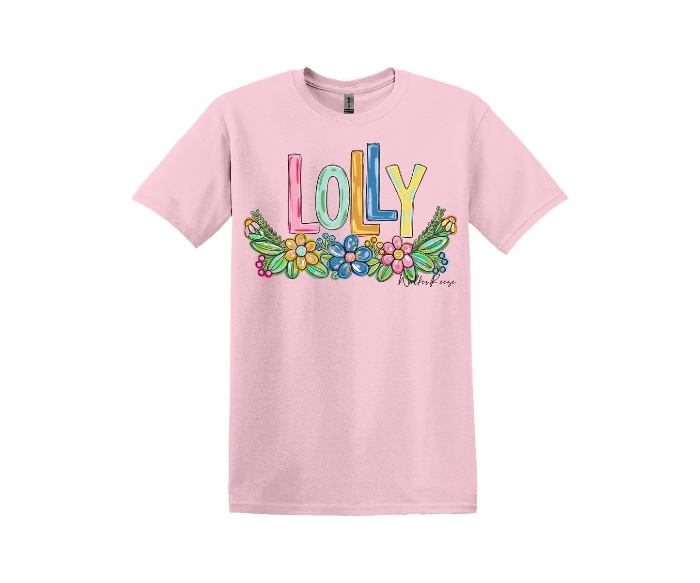 Spring Floral Most Loved Ladies Mother's Day Tee