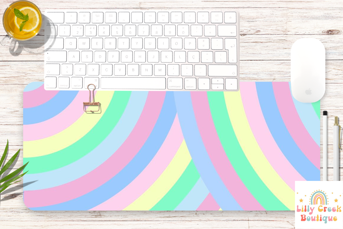 Rainbow #2 Desktop Mouse Pad
