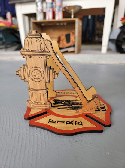 Firefighter Phone Stand