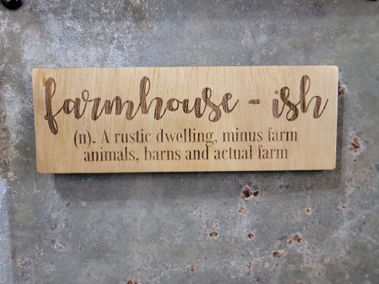 Farmhouse-ish Souvenir Magnet