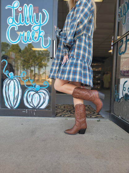 Stitched Cowgirl Boots