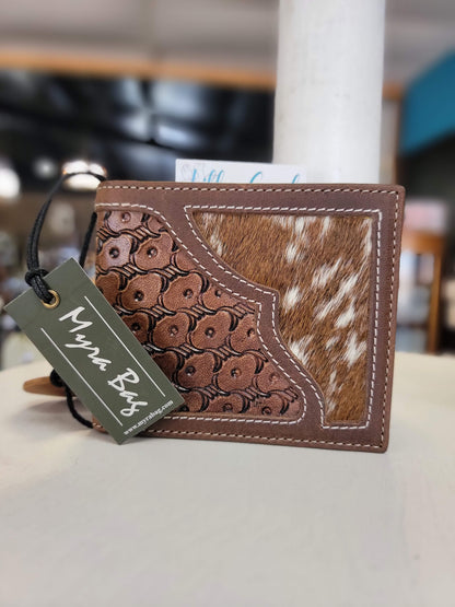 Myra Men's Leather Wallet - Grizle Hairon