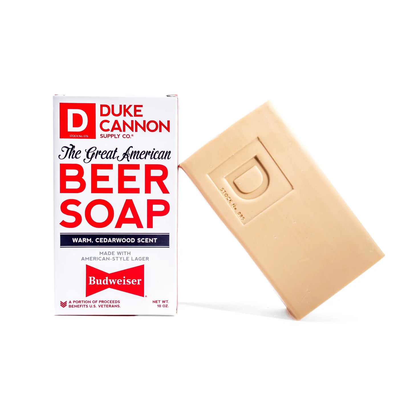 The Great American Budweiser Beer Soap - Duke Cannon Soap Bar