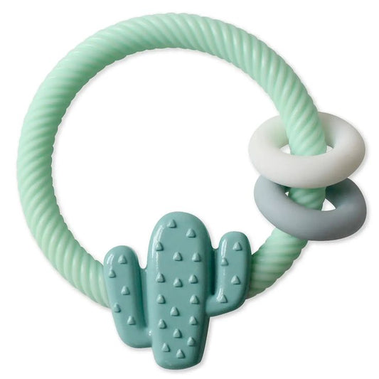 Ritzy Rattle™ Silicone Teether Rattles | Cactus